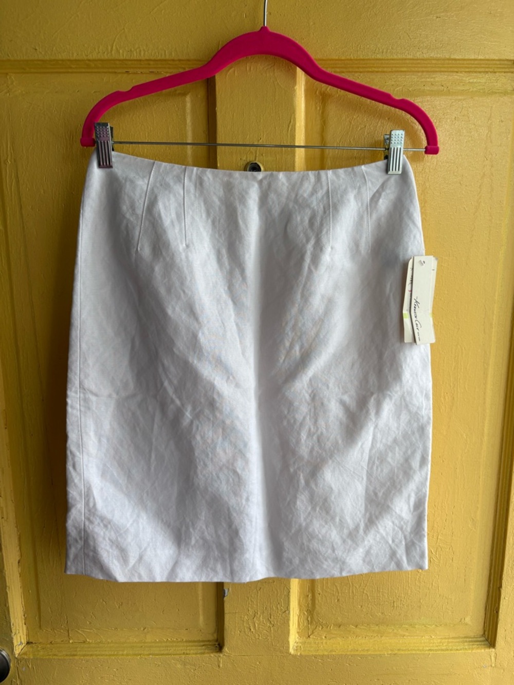 Kenneth Cole Linen Pencil Skirt